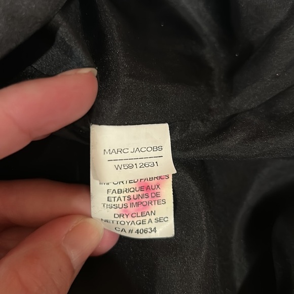 Marc Jacobs Designer Black Linen Blend Sleeveless Blouse Size 4 - Picture 9 of 14